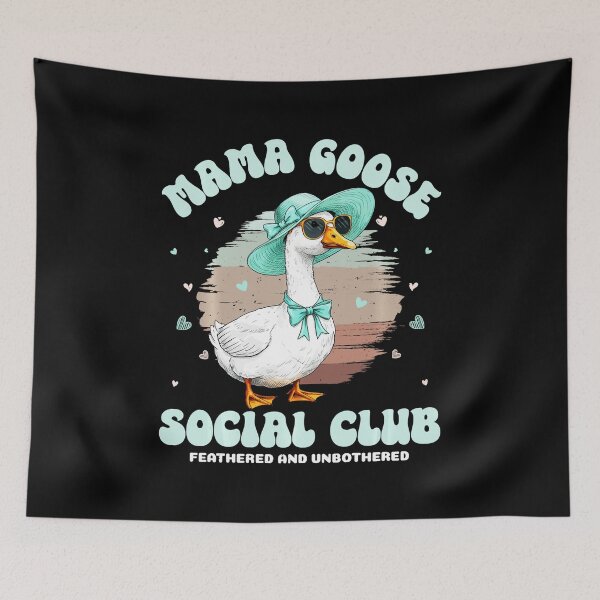 Item preview, Mama Goose Social Club Feathered and Unbothered designed and sold by zamiokaline.