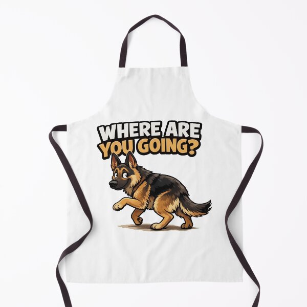 Item preview, Where Are You Going German Shepherd Dog Funny Pet designed and sold by OlyvieArt.
