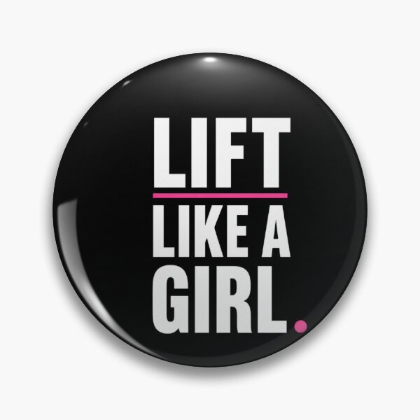 Item preview, Lift Like A Girl Minimal Typography Shirt designed and sold by StoryInCode.