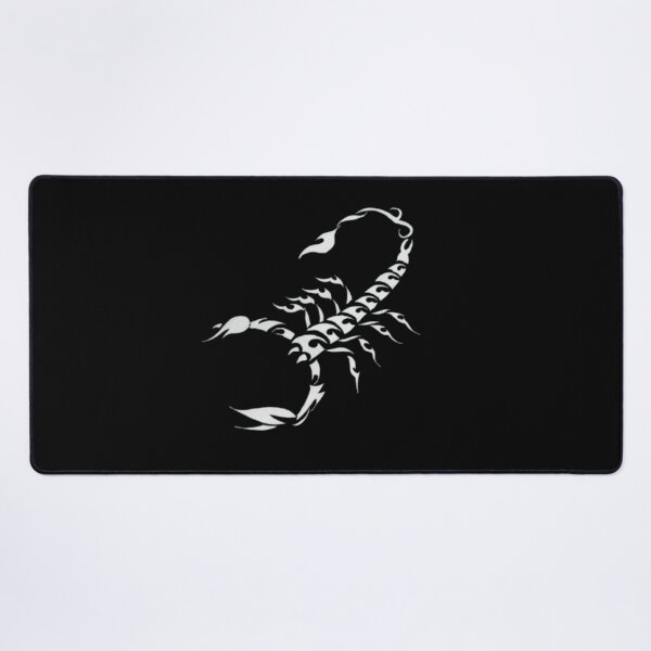 Item preview, Tribal Scorpion Flame Ink Art Black White Design designed and sold by silversketchh.