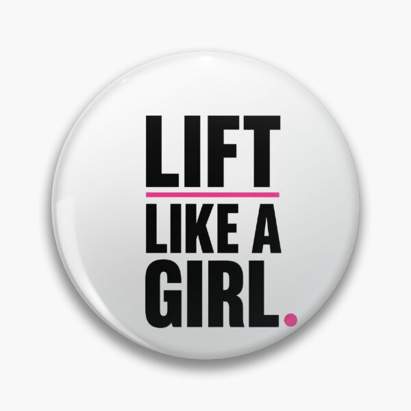 Item preview, Lift Like A Girl Minimal Typography Shirt designed and sold by StoryInCode.