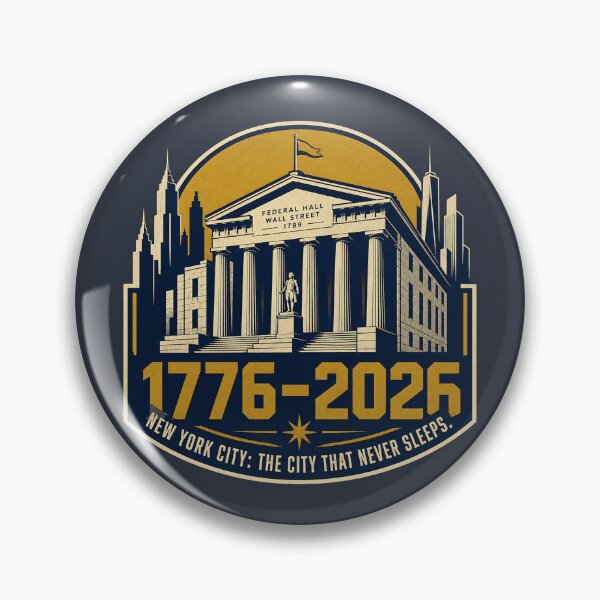 Item preview, USA 250th Anniversary NYC Federal Hall 1776-2026 designed and sold by rygenr8.