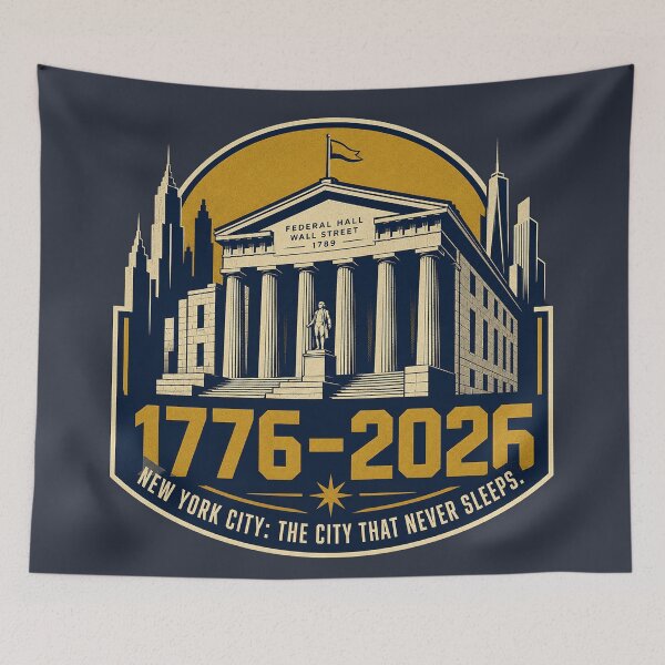 Item preview, USA 250th Anniversary NYC Federal Hall 1776-2026 designed and sold by rygenr8.