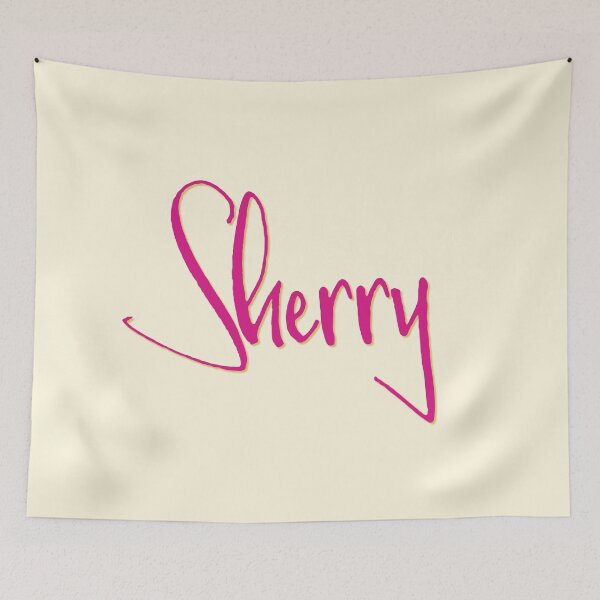 Item preview, SHERRY personalized type design designed and sold by CharlottePlaceArt.