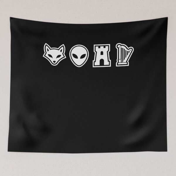 Item preview, Big 4 Icons Alien Castle Engine Harp designed and sold by LOUP-SOLI.