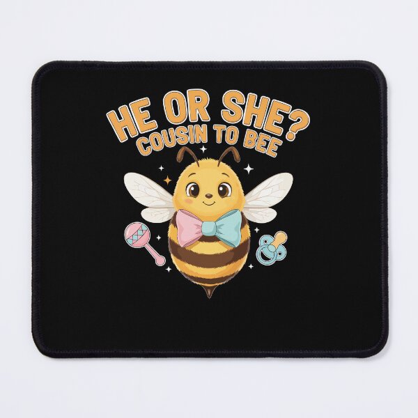 Item preview, Gender Reveal He Or She Cousin To Bee Baby Shower designed and sold by LuminOrb.