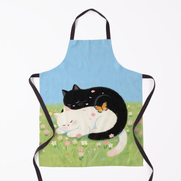 Item preview, Black cat and white cat designed and sold by xianxiu-ling.