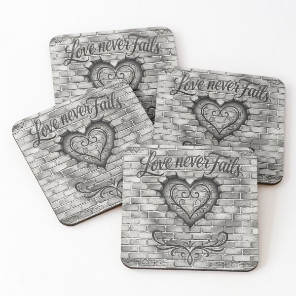 Item preview, "Love Never Fails" Noir designed and sold by KabronX.