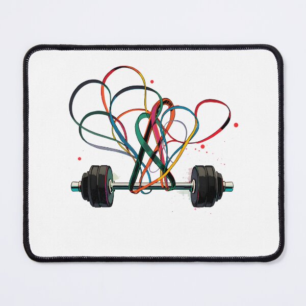 Item preview, Barbell Tape - Gym Shirt Design designed and sold by Mouad-Doadi.