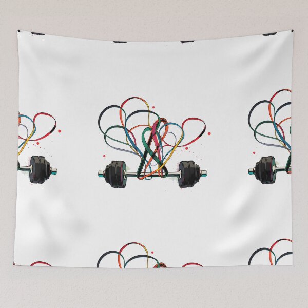 Item preview, Barbell Tape - Gym Shirt Design designed and sold by Mouad-Doadi.