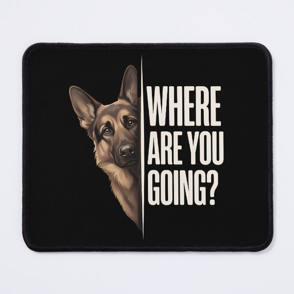 Item preview, Where Are You Going German Shepherd Peeking Dog designed and sold by OlyvieArt.
