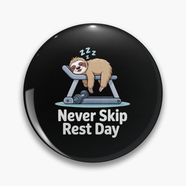 Item preview, Never Skip Rest Day Sloth Gym  designed and sold by eliramaison.