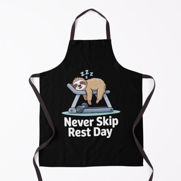 Item preview, Never Skip Rest Day Sloth Gym designed and sold by eliramaison.