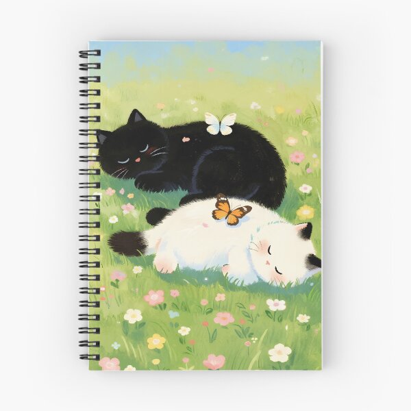 Item preview, Black cat and white cat designed and sold by xianxiu-ling.