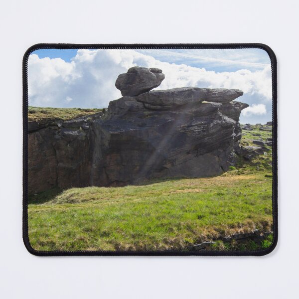 Item preview, Ancient Rain Stone Moorland Guardian over Blackstone Edge designed and sold by ArtworkNorth.