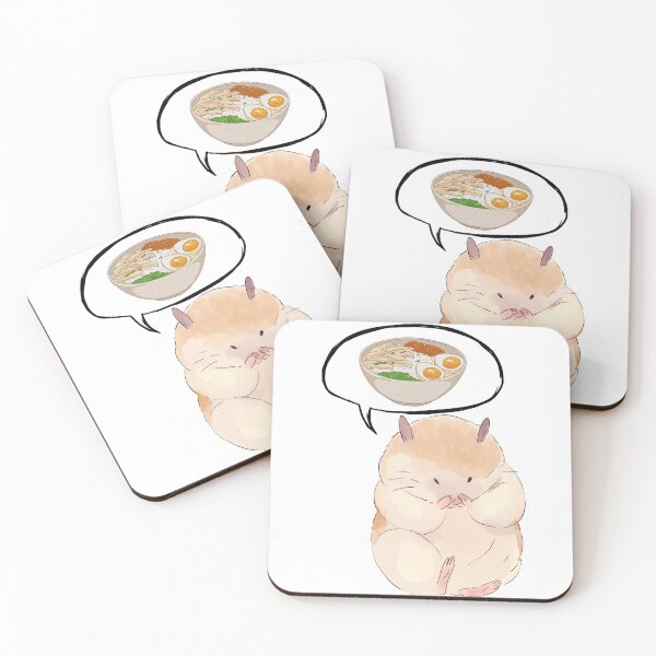 Item preview, beautiful hamster design with ramen thought designed and sold by geekmania48.