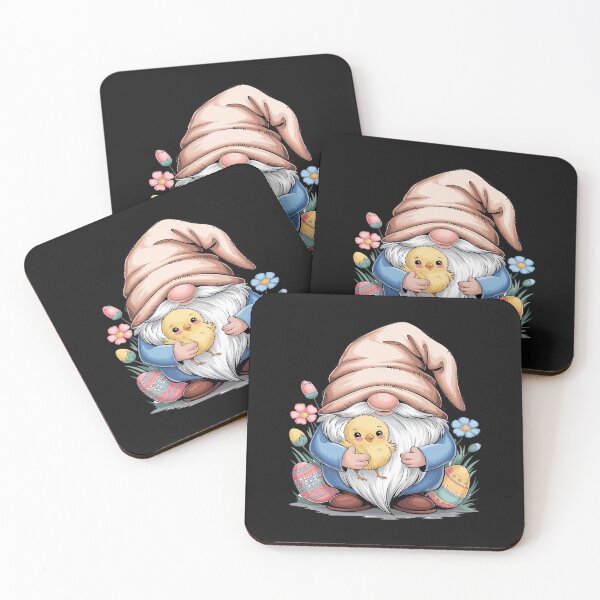 Item preview, Easter Gnome Spring Flower Cottagecore Art Garden With Chick designed and sold by AvenStudioCo.