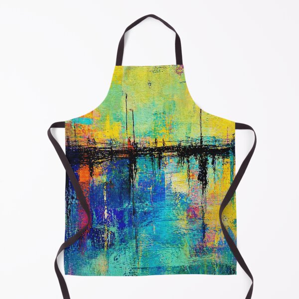 Item preview, Abstract City Bridge Reflection Bold Color designed and sold by Modaozushi216.