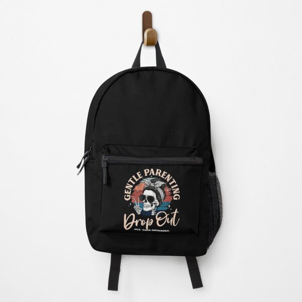 Item preview, Gentle Parenting Dropout Skull Floral Typography designed and sold by zamiokaline.