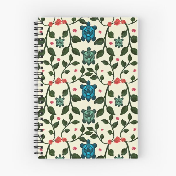 Item preview, Tropical Sea Turtle Floral Pattern | Coastal Ocean Botanical Beach Design designed and sold by HopeAndHustle.