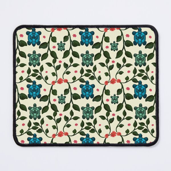 Item preview, Tropical Sea Turtle Floral Pattern | Coastal Ocean Botanical Beach Design designed and sold by HopeAndHustle.