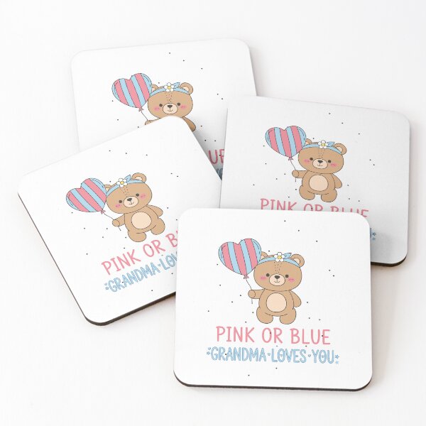 Artikelvorschau, Gender Reveal: Rosa oder Blau? Oma liebt dich, Baby! entworfen und verkauft von LuminOrb.