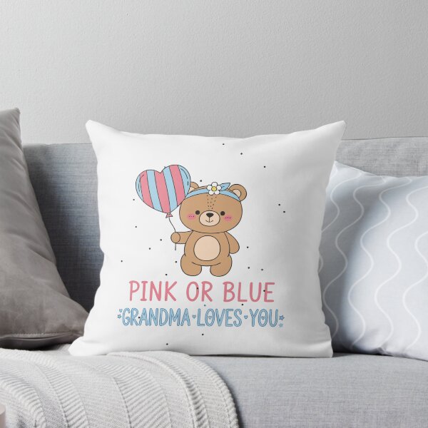 Item preview, Gender Reveal Pink Or Blue Grandma Loves You Baby designed and sold by LuminOrb.