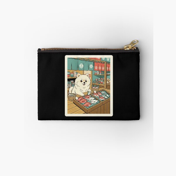 Item preview, Fluffy Dog Fish Market Japanese Shop Illustration designed and sold by JordynLadukeg65.