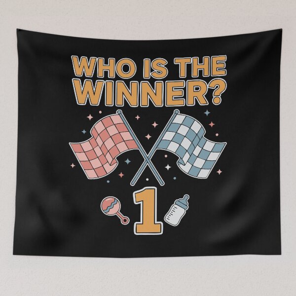Item preview, Gender Reveal Who Is The Winner Team Blue Team designed and sold by LuminOrb.