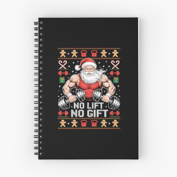 Item preview, No Lift No Gift Muscle Santa Ugly Christmas  designed and sold by eliramaison.