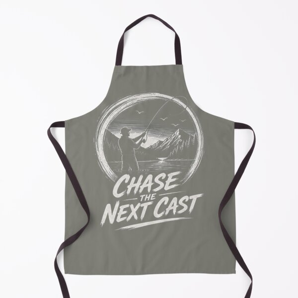 Item preview, Chase The Next Cast – Fly Fishing Motivation Design designed and sold by Tomasz  Siennicki.