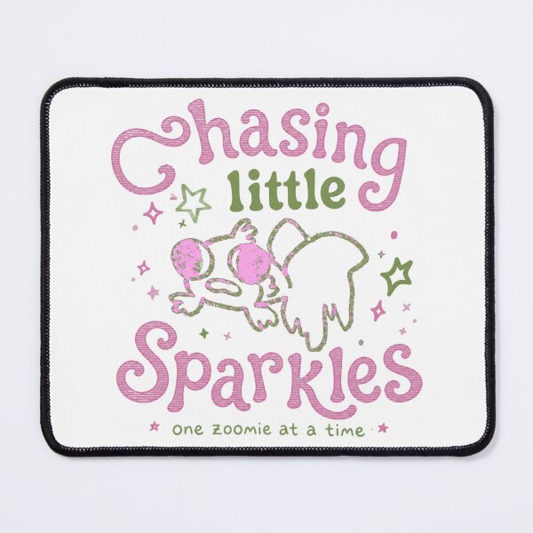 Item preview, Chasing Sparkles Cute Zoomie Doodle Art designed and sold by Just1MoreShirt.