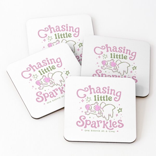 Item preview, Chasing Sparkles Cute Zoomie Doodle Art designed and sold by Just1MoreShirt.
