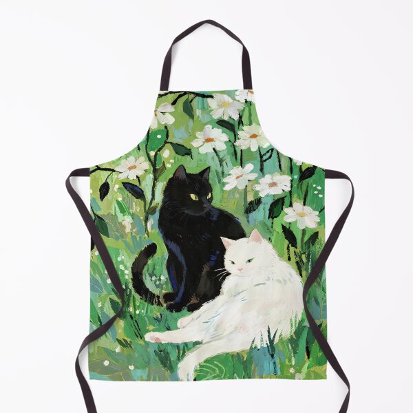 Item preview, Black cat and white cat designed and sold by xianxiu-ling.