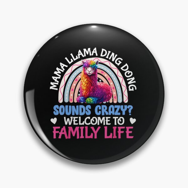 Artikelvorschau, Mama Llama Ding Dong Lustiges Familienleben entworfen und verkauft von zamiokaline.