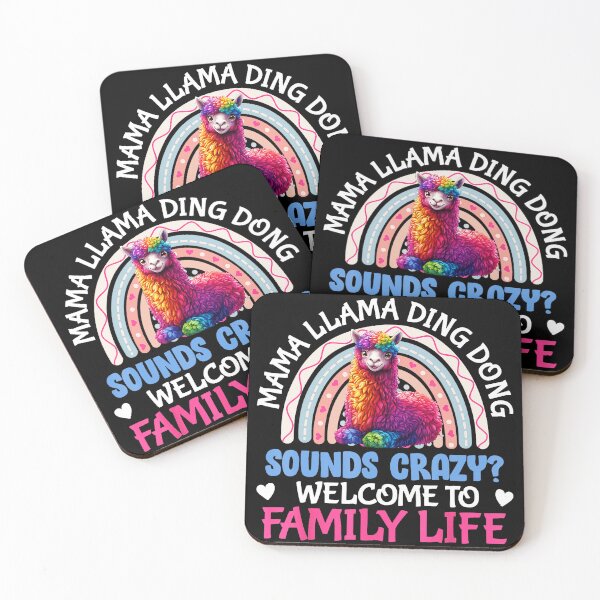 Item preview, Mama Llama Ding Dong Funny Family Life designed and sold by zamiokaline.
