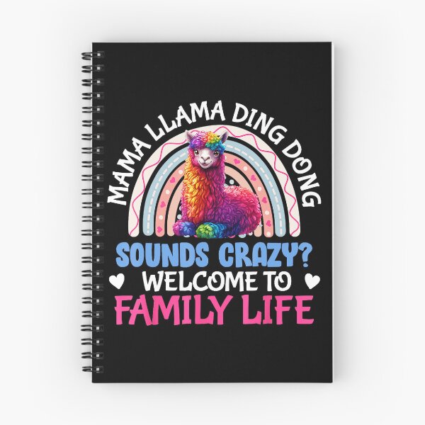 Item preview, Mama Llama Ding Dong Funny Family Life designed and sold by zamiokaline.