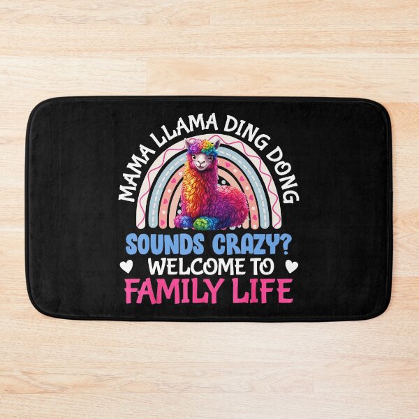 Item preview, Mama Llama Ding Dong Funny Family Life designed and sold by zamiokaline.