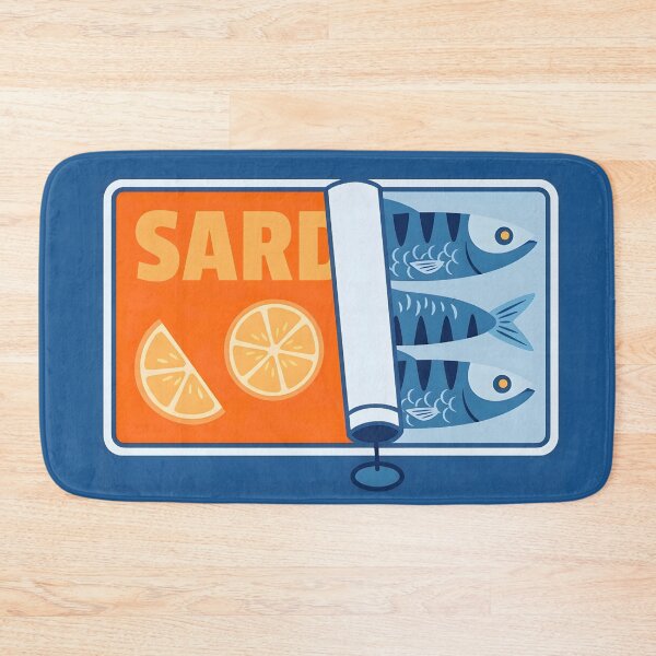 Item preview, Cute Sardine Can Illustration designed and sold by nomu-nomu.