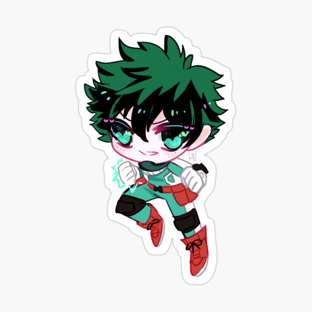 BNHA Deku Sticker