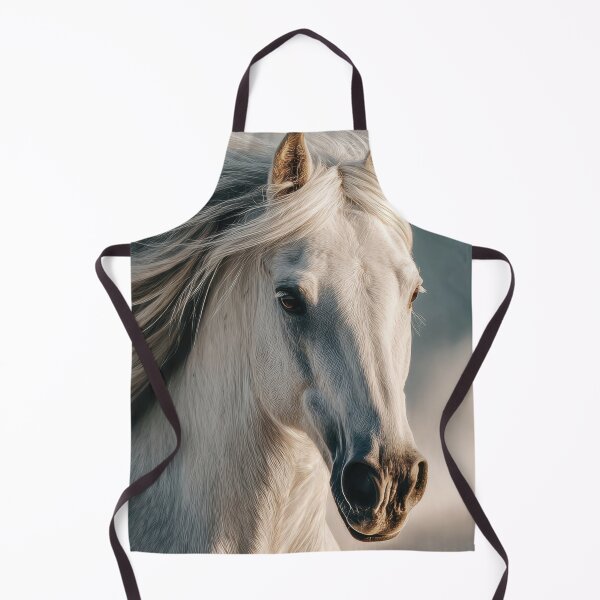 Item preview, White horse gallops at dusk designed and sold by anytka.