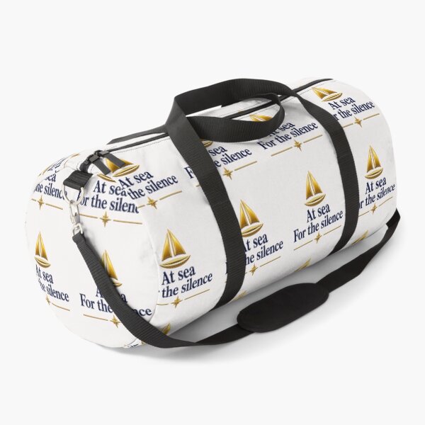 Item preview, At Sea For The Silence – Elegant Sailing Yacht Design | Nautical Lifestyle Graphic designed and sold by MWSailingClub.