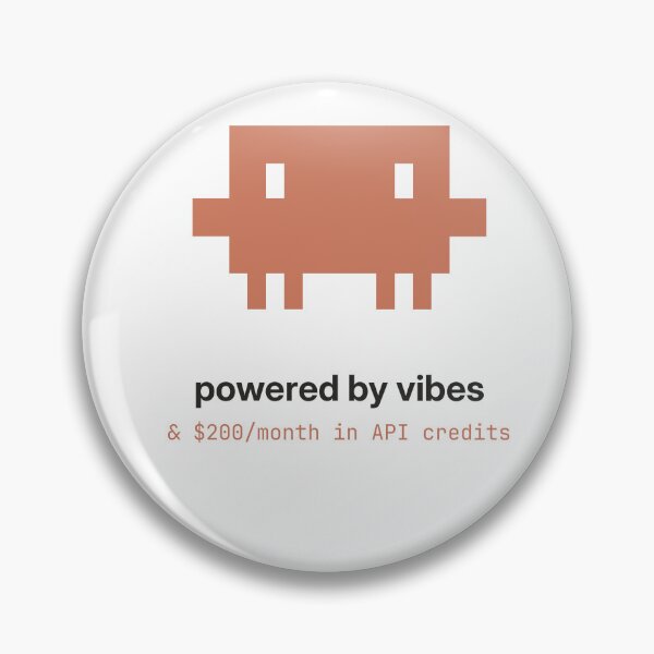 Item preview, Claude - Powered By Vibes designed and sold by themotivational.