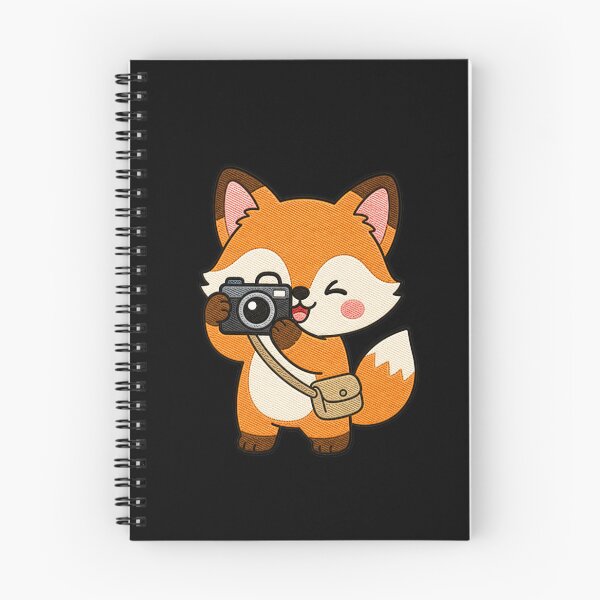 Item preview, Fox Photographer – Cute Kawaii Camera Animal Design designed and sold by ColorSplash123.