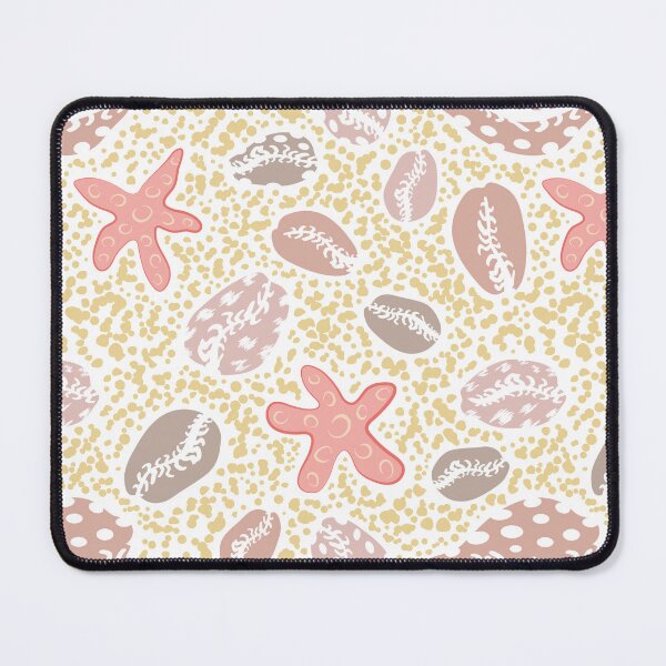 Item preview, Cowrie Shells & Starfish Seaside Pattern designed and sold by Daniel Bevis Design.