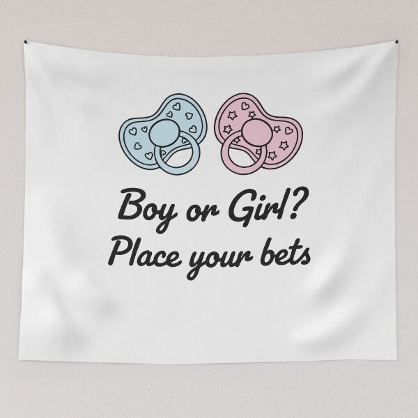 Item preview, Gender Reveal Boy Or Girl Place Your Bets Baby designed and sold by LuminOrb.