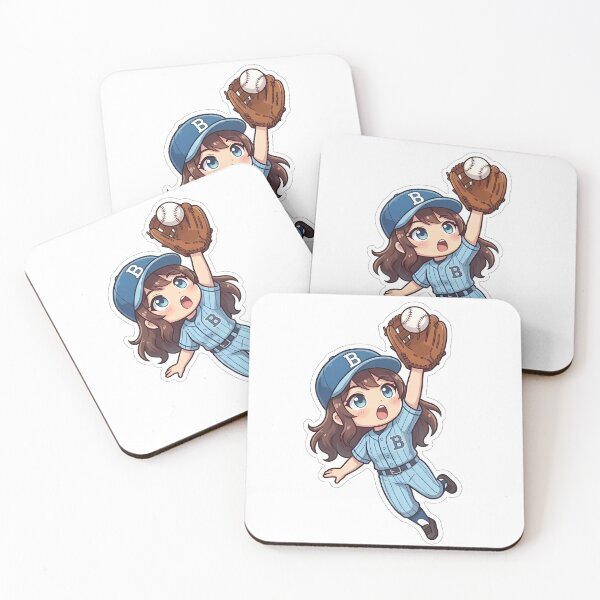 Item preview, Chibi Baseball Edition - Leaping Catch designed and sold by Chibi-Planet.