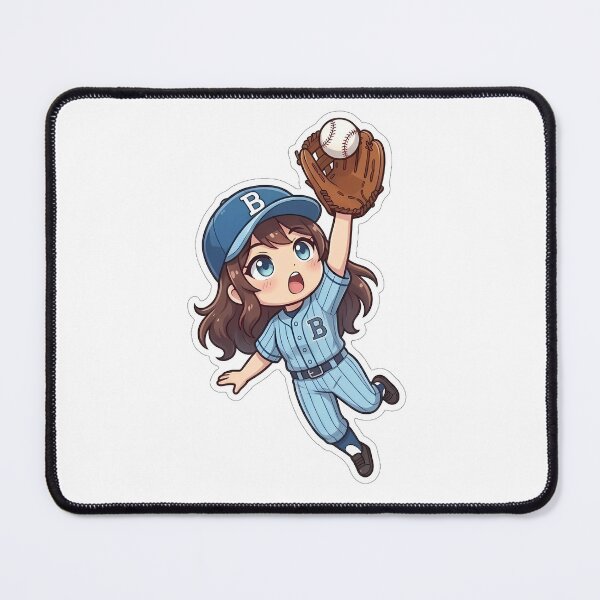 Item preview, Chibi Baseball Edition - Leaping Catch designed and sold by Chibi-Planet.