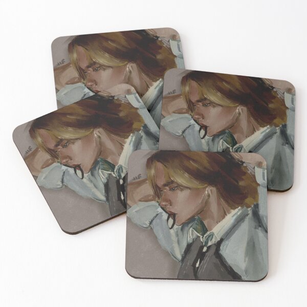 Item preview, Painterly girl portrait - The Hair Tie designed and sold by Jasmine Froley.