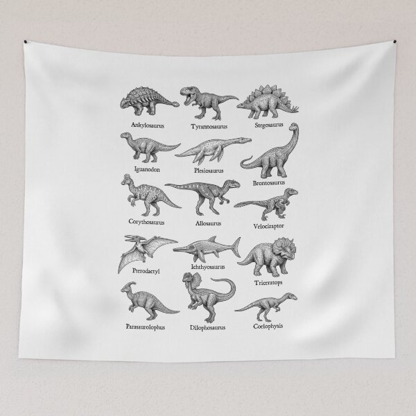 Item preview, Prehistoric Dinosaur Chart Dino Paleontology Dinosaurs designed and sold by GrandeDuc.